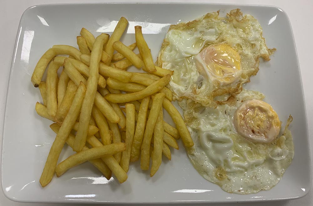 Fried Eggs with Potatoes