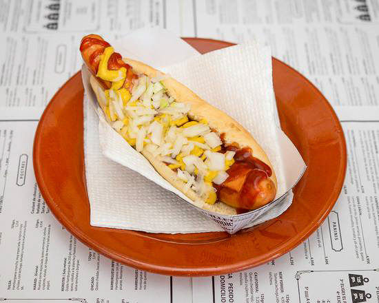Frankfurt sausage hot dog 