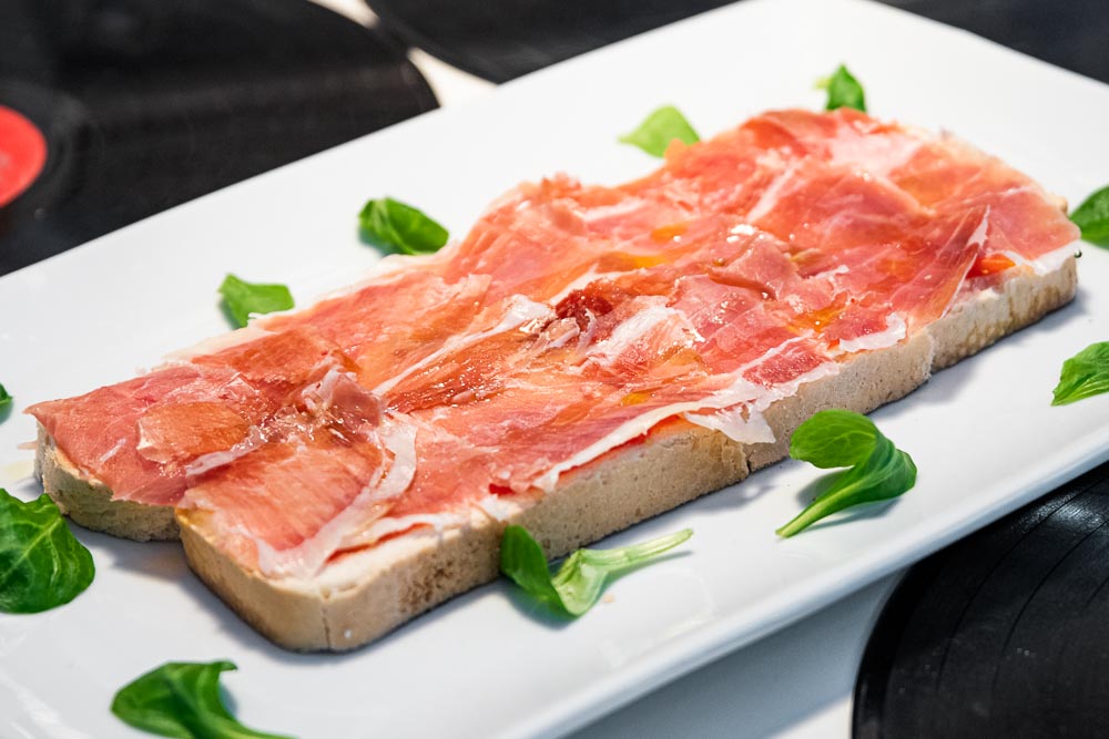 Bread, Iberian Ham, Tomato