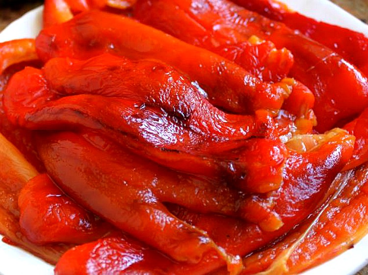 Roasted peppers